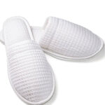 Παντόφλες πικέ waffle κλειστές με σόλα 5mm sponge 5mm